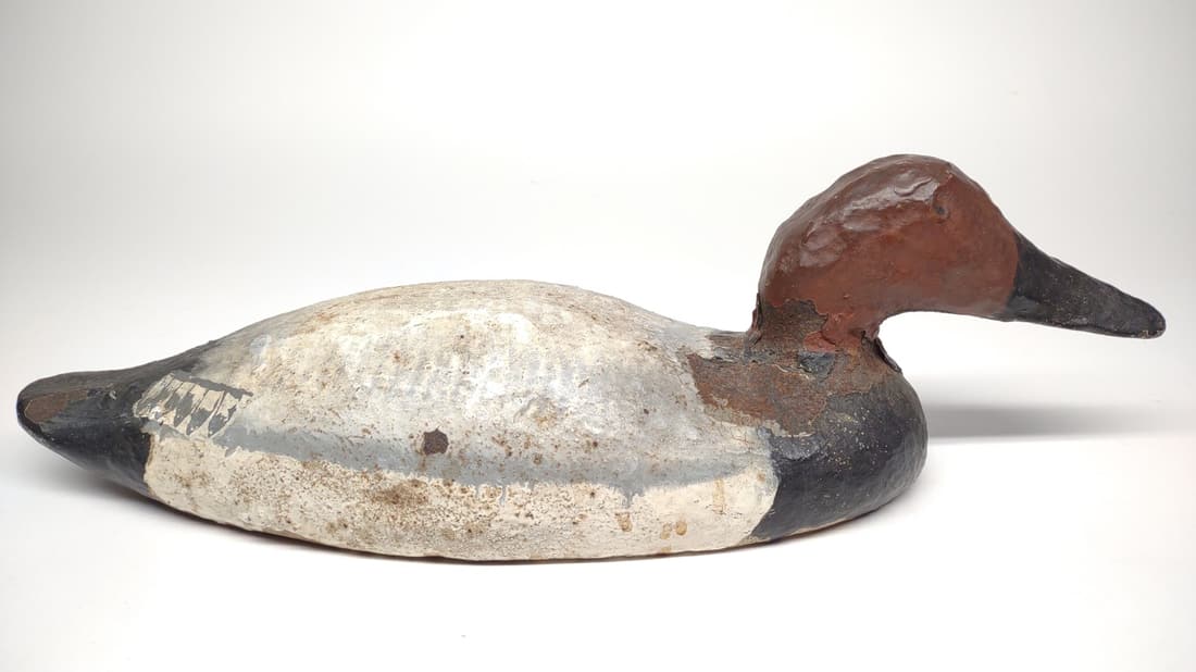 Canvasback Iron Sink Box Duck Decoy (1 of 6)