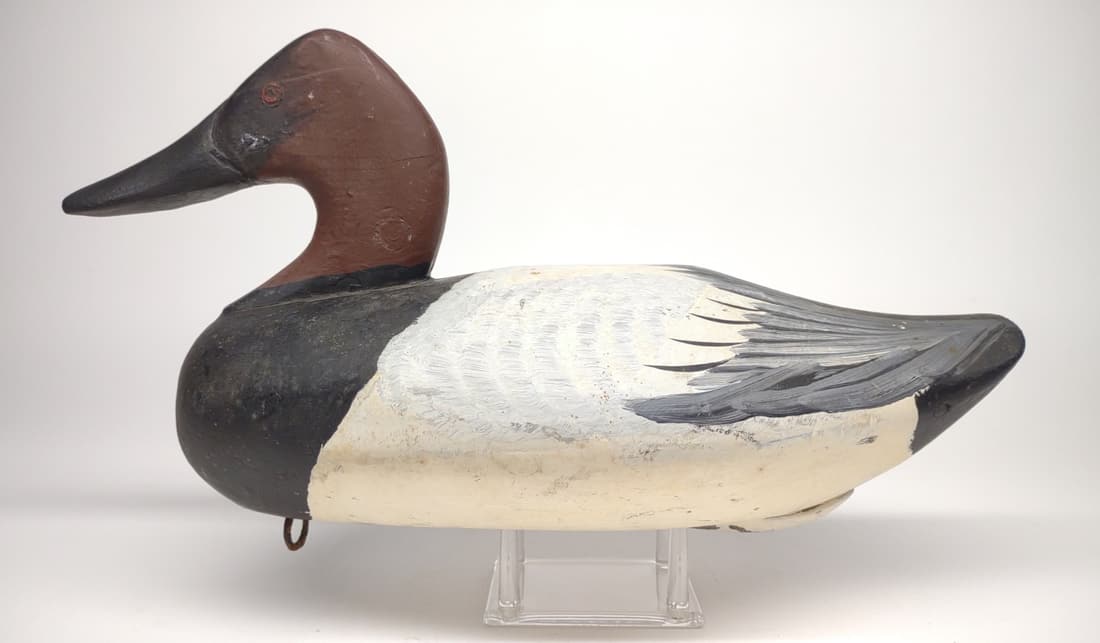 Jess Urie Canvasback Drake Duck Decoy (1 of 6)