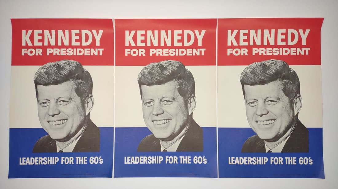 3 Original Kennedy Leadership Campaign Posters (1 of 6)
