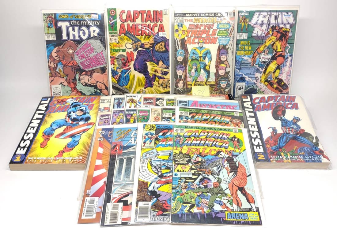 24 Marvel Avengers, Thor, Capt. America Comics (1 of 9)