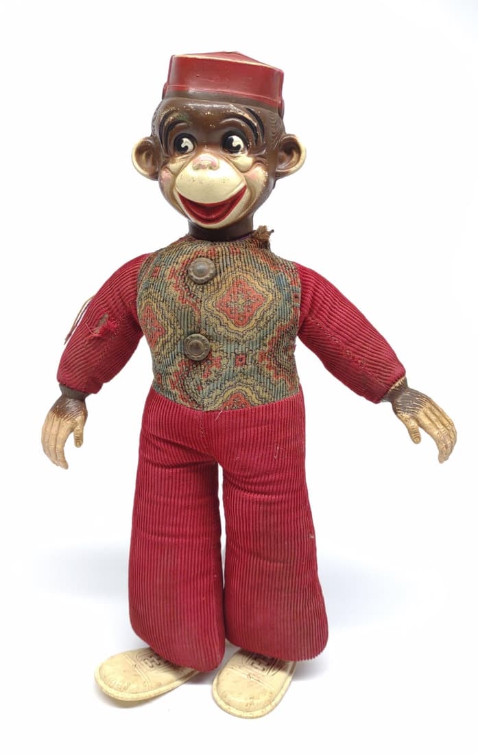 1940s Bellhop Monkey Toy