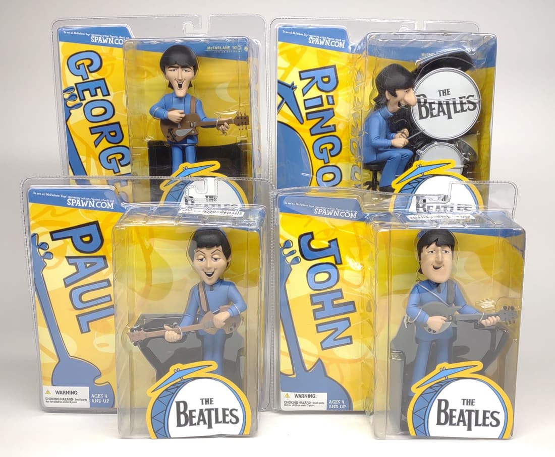 The Beatles Mcfarlane Toys Action Figure Set
