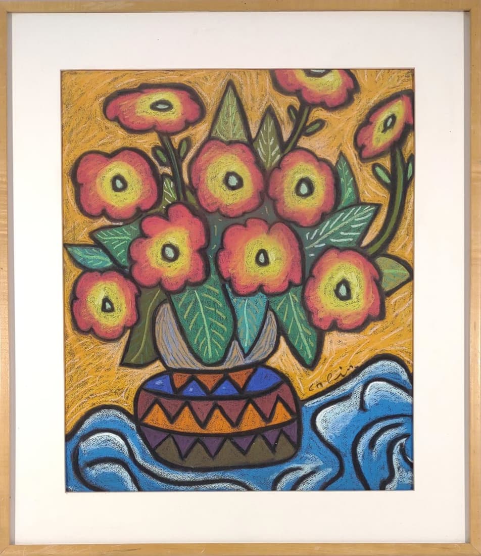 George Colin Pastel on Paper Still Life (1 of 6)