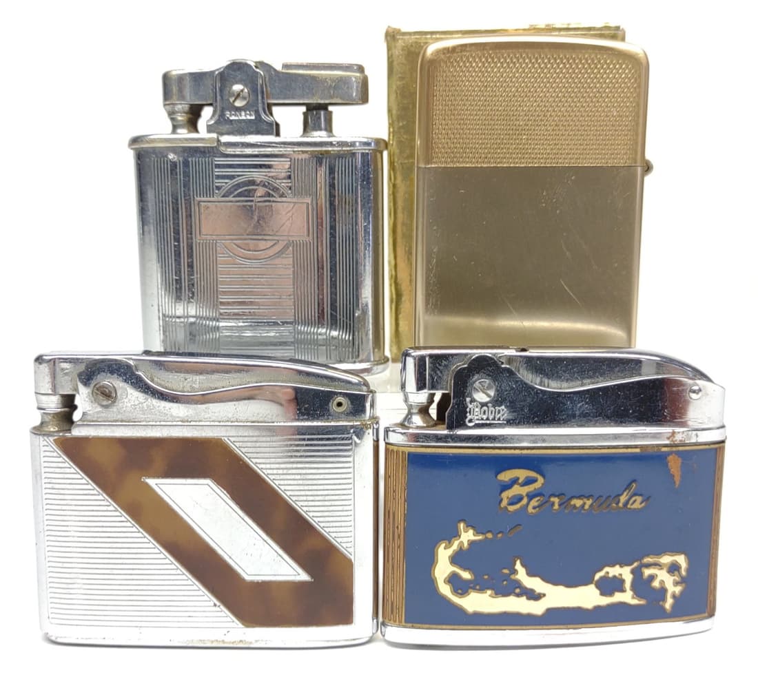 4 Vintage Lighters (Ronson & Park) (1 of 12)