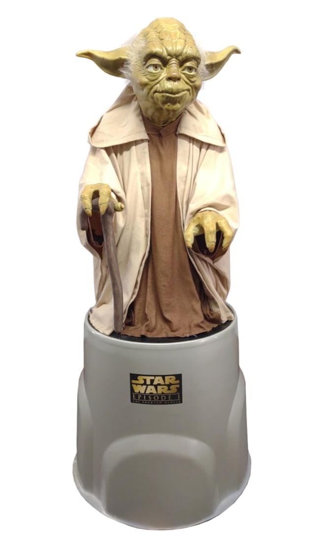 Life Size Star Wars Yoda Pepsi Promo Statue 56" Auction