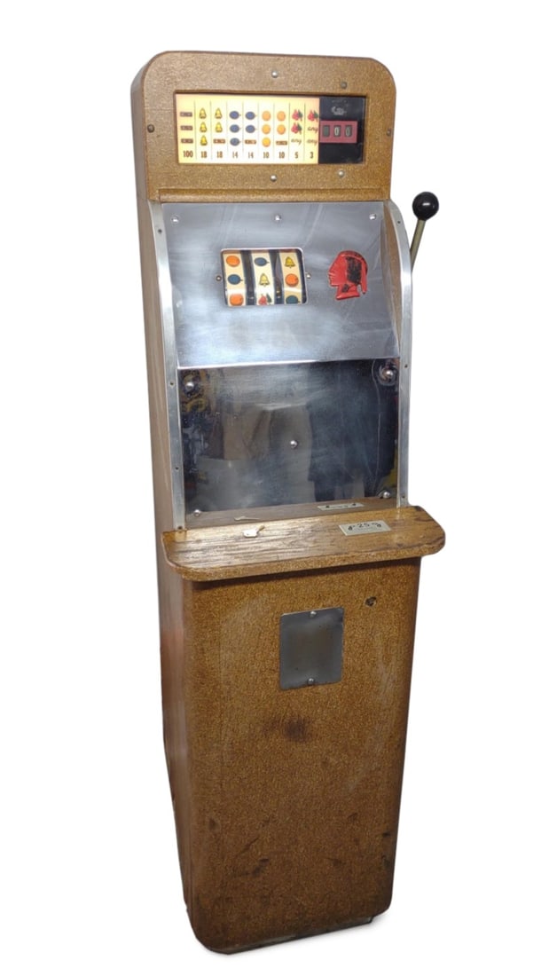 25 Cent Custom Jennings Bell Console Slot Machine (1 of 12)