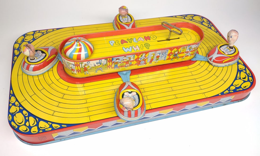 Chein Tin Wind-Up Playland Whip Toy (1 of 9)