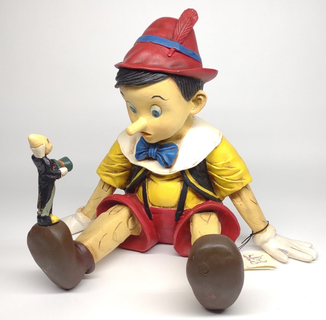 Large 16" Disney Pinocchio Statue / Figure (1 of 9)