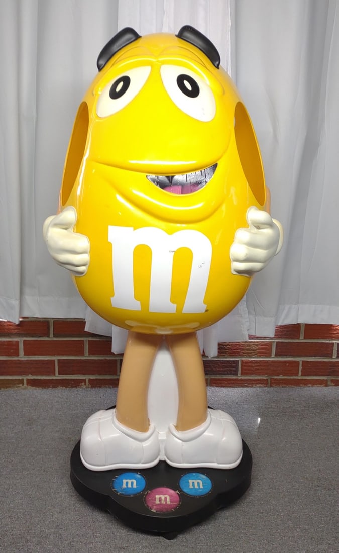 Yellow M&M Store Display Candy Holder (1 of 8)