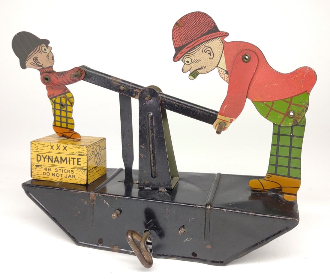 Marx Moon Mullins & Kayo Wind-Up Handcar Toy (1 of 8)