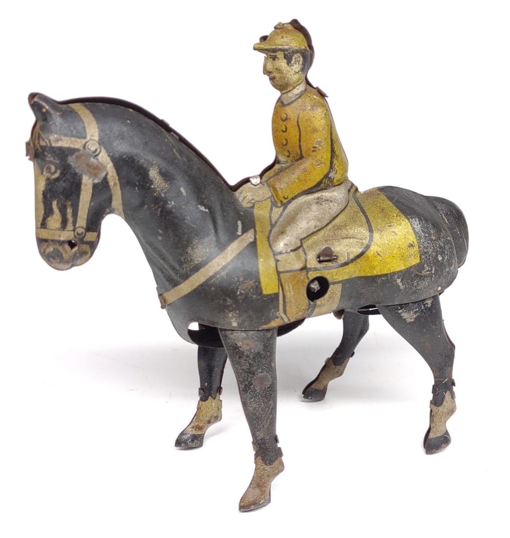German Keim & Co Wind-Up Horse Jockey Toy (1 of 8)