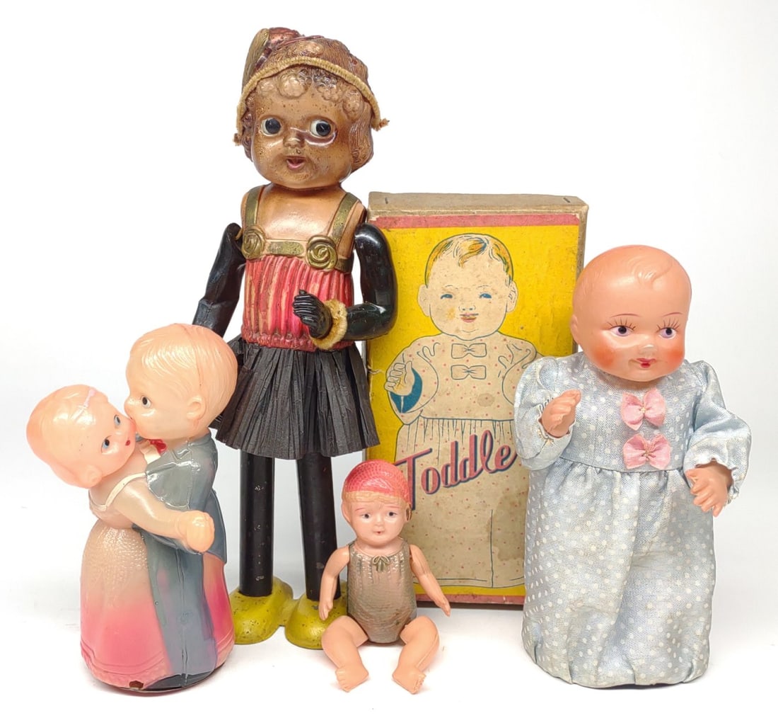 4 Celluloid Wind-Up Japan Toys (1 of 15)