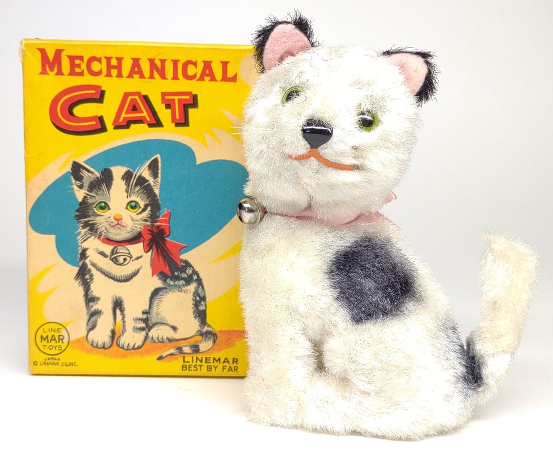 Linemar Wind-Up Cat Toy w/ Box (1 of 10)