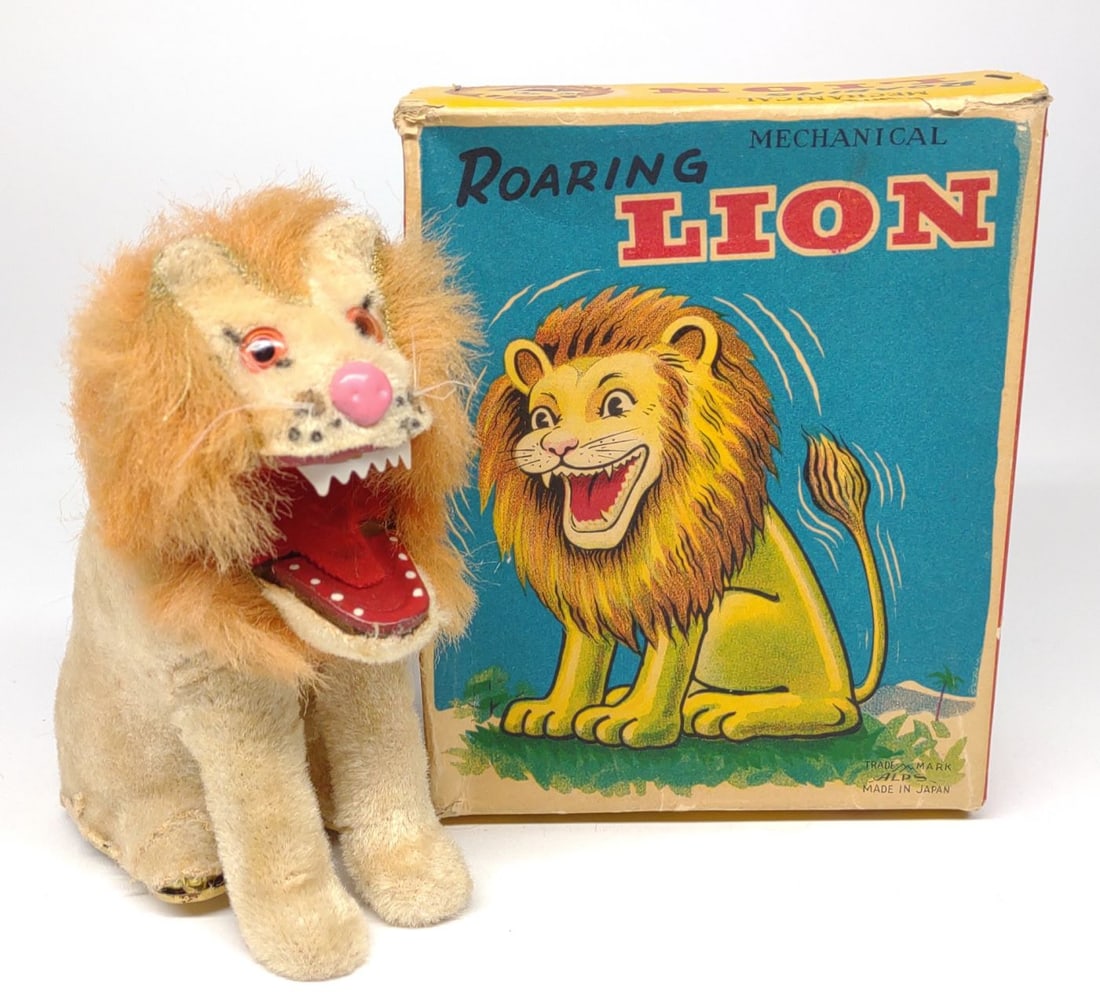 Alps Wind-Up Roaring Lion Toy w/ Box (1 of 9)