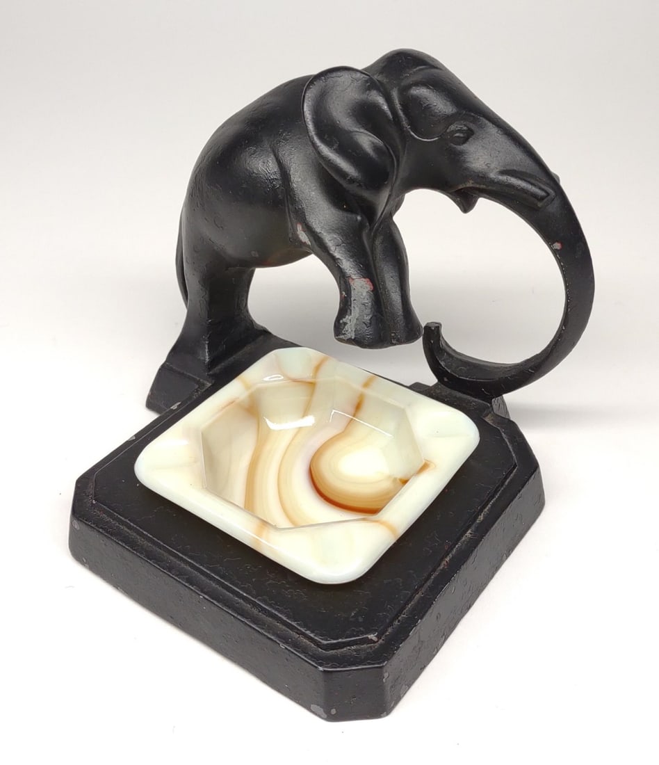 Frankart Art Deco Elephant Ashtray (1 of 10)