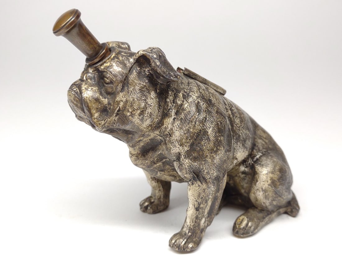 1930s Ronson Bulldog Cigar Striker Lighter (1 of 8)