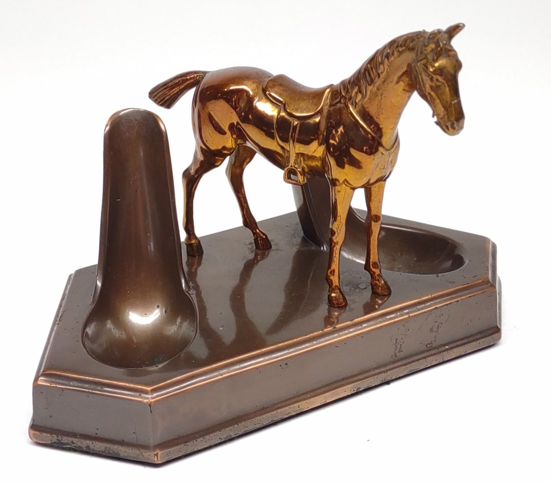 Vintage Ronson Figural Horse Pipe Holder / Stand (1 of 7)