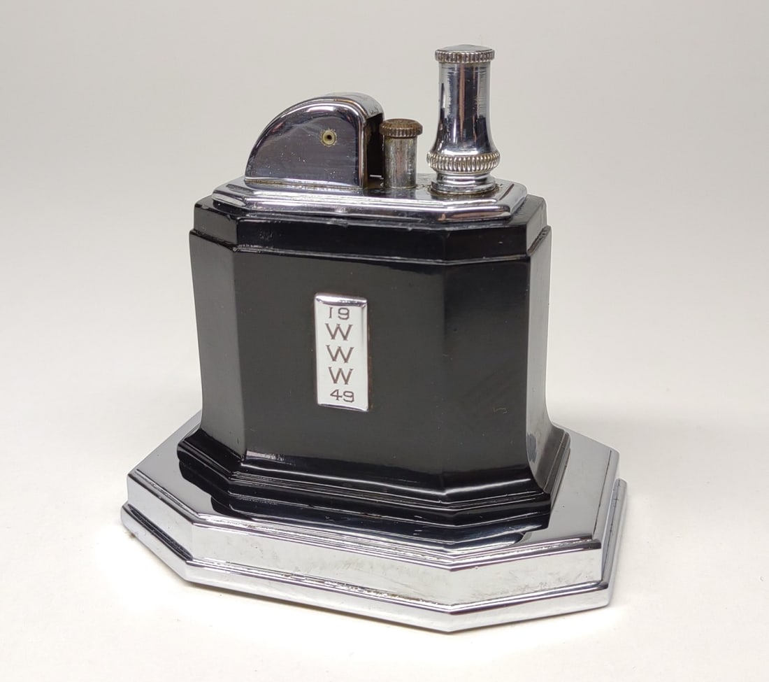 Ronson Touch Tip Octette Table Lighter (Black) (1 of 9)