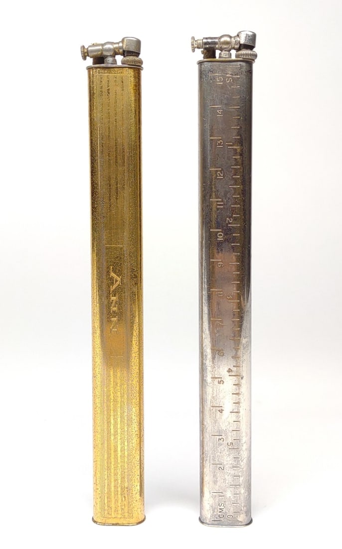 2 Dunhill Sylph 6" Lift Arm Lighters (1950s) (1 of 5)