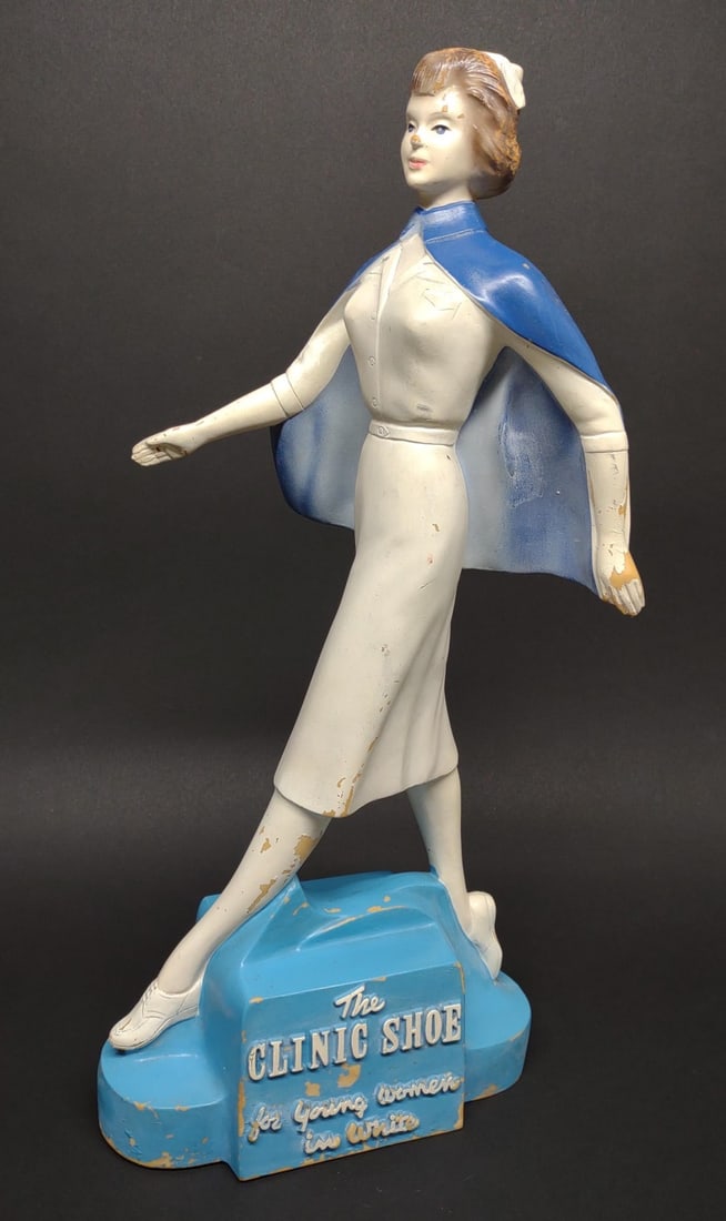 1950s The Clinic Shoe Store Display Figure 21" (1 of 9)