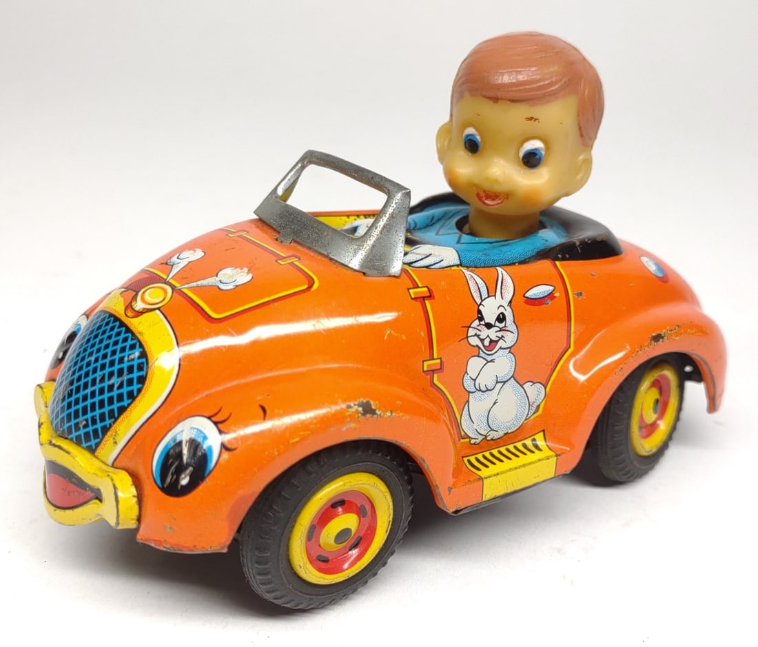 Yonezawa Wind-Up Walking Boy Car Toy (1 of 8)