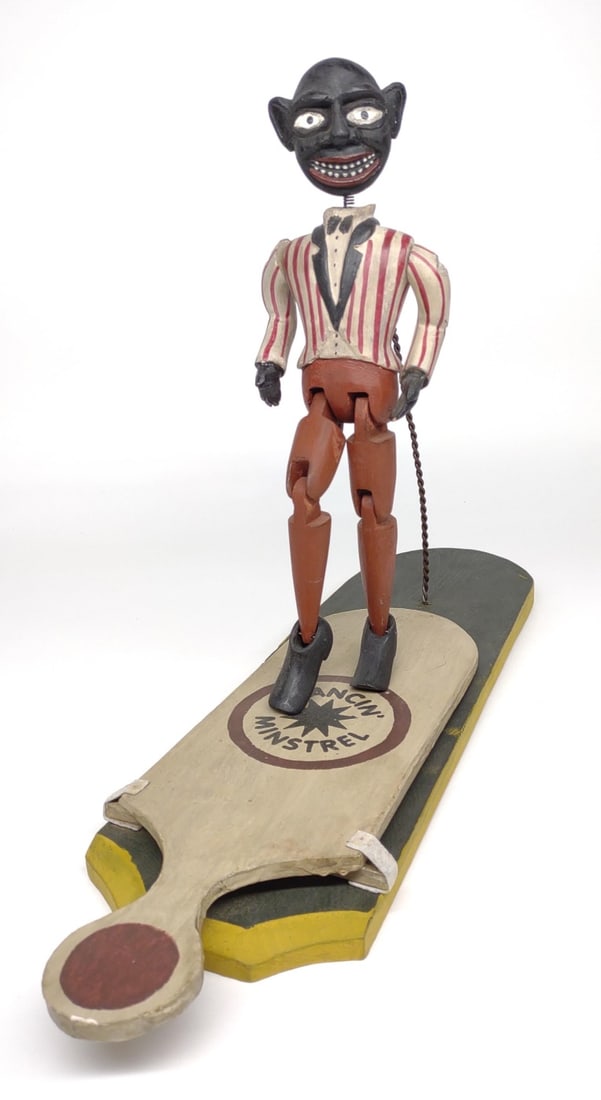 Dancin Minstrel Black Americana Folk Art Toy (1 of 6)