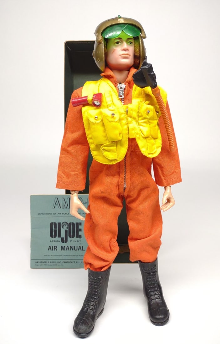 1964 GI Joe Action Pilot w/ Booklet & Lower Box (1 of 11)