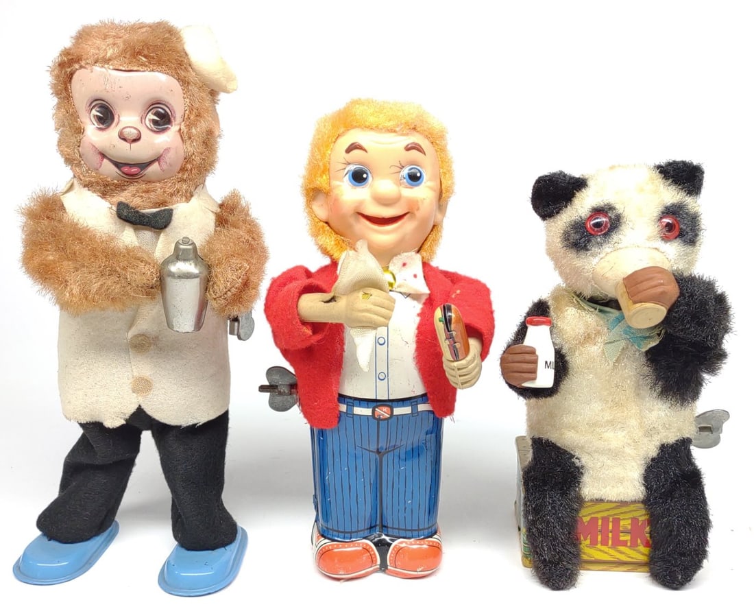 3 TN Japan Mechanical Wind-Up Toys (1 of 7)