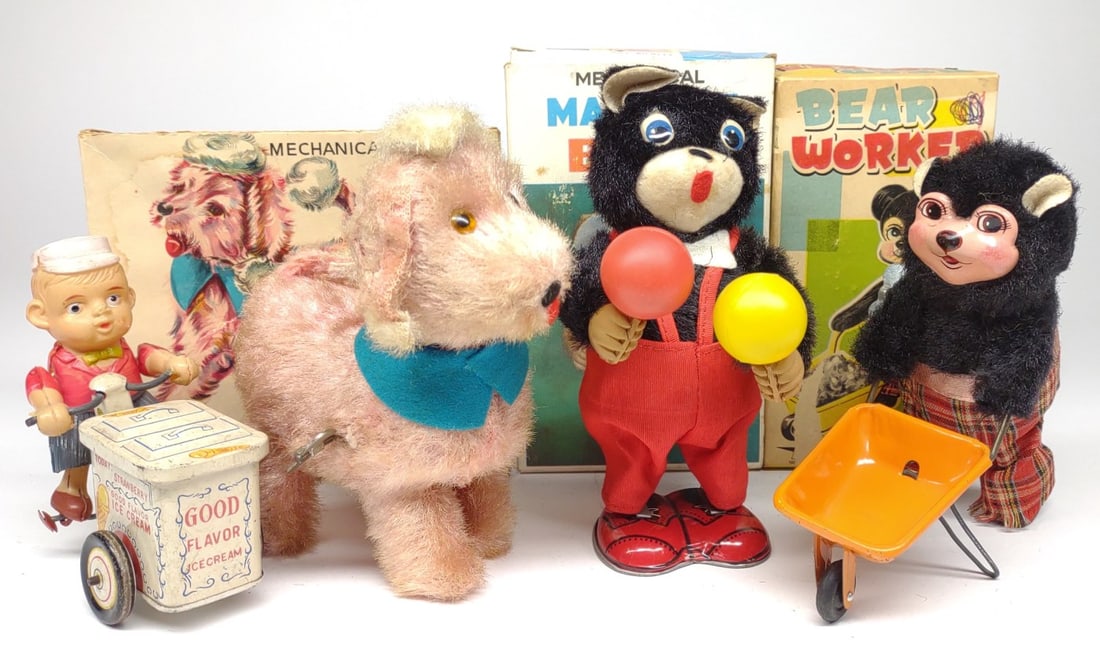 4 Frankonia Wind-Up Japan Toys (1 of 14)