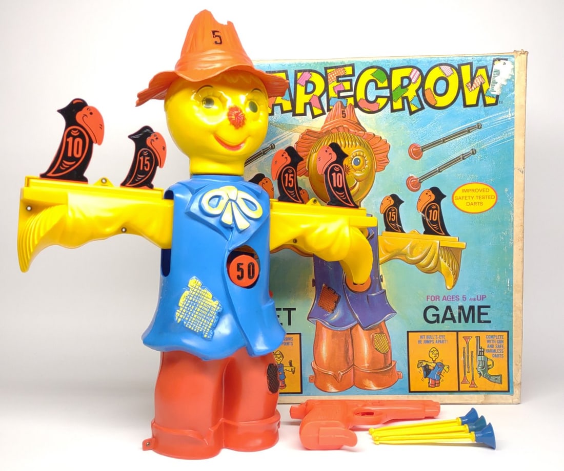 1975 Ideal Scarecrow Target Game w/ Box (1 of 8)