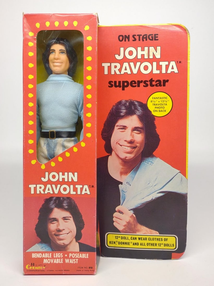 1977 John Travolta Superstar Toy Doll in Box (1 of 5)