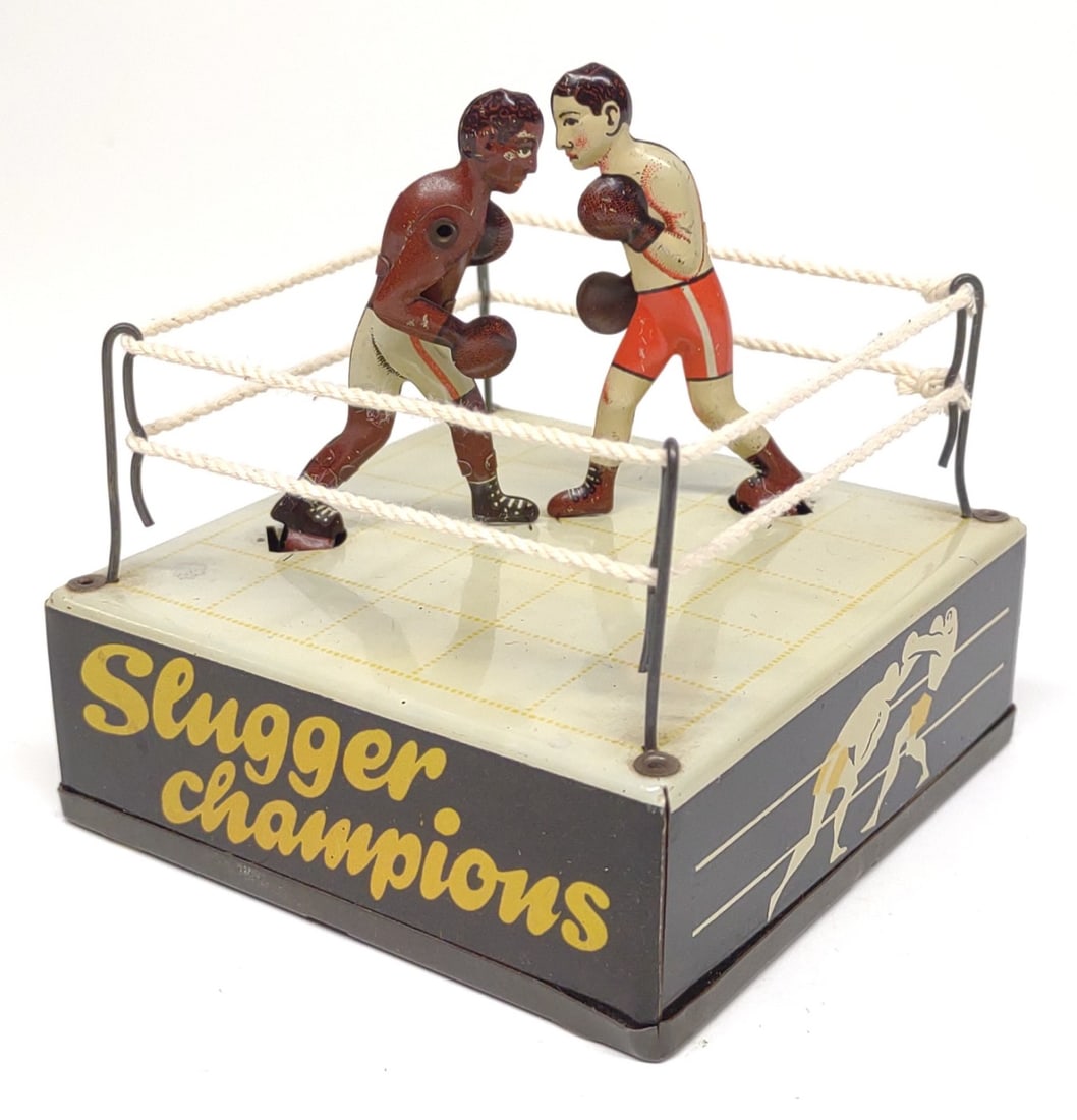 German Slugger Champions Wind-up Boxing Toy (1 of 7)