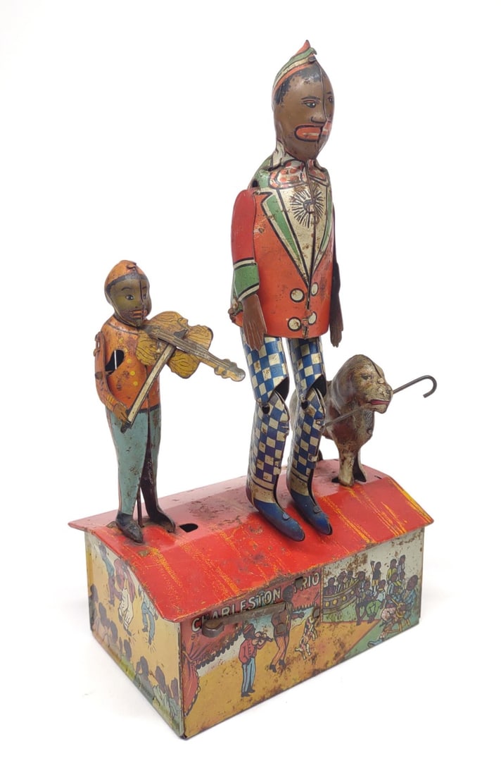 Marx Charleston Trio Wind-up Tin Toy (Works) (1 of 7)