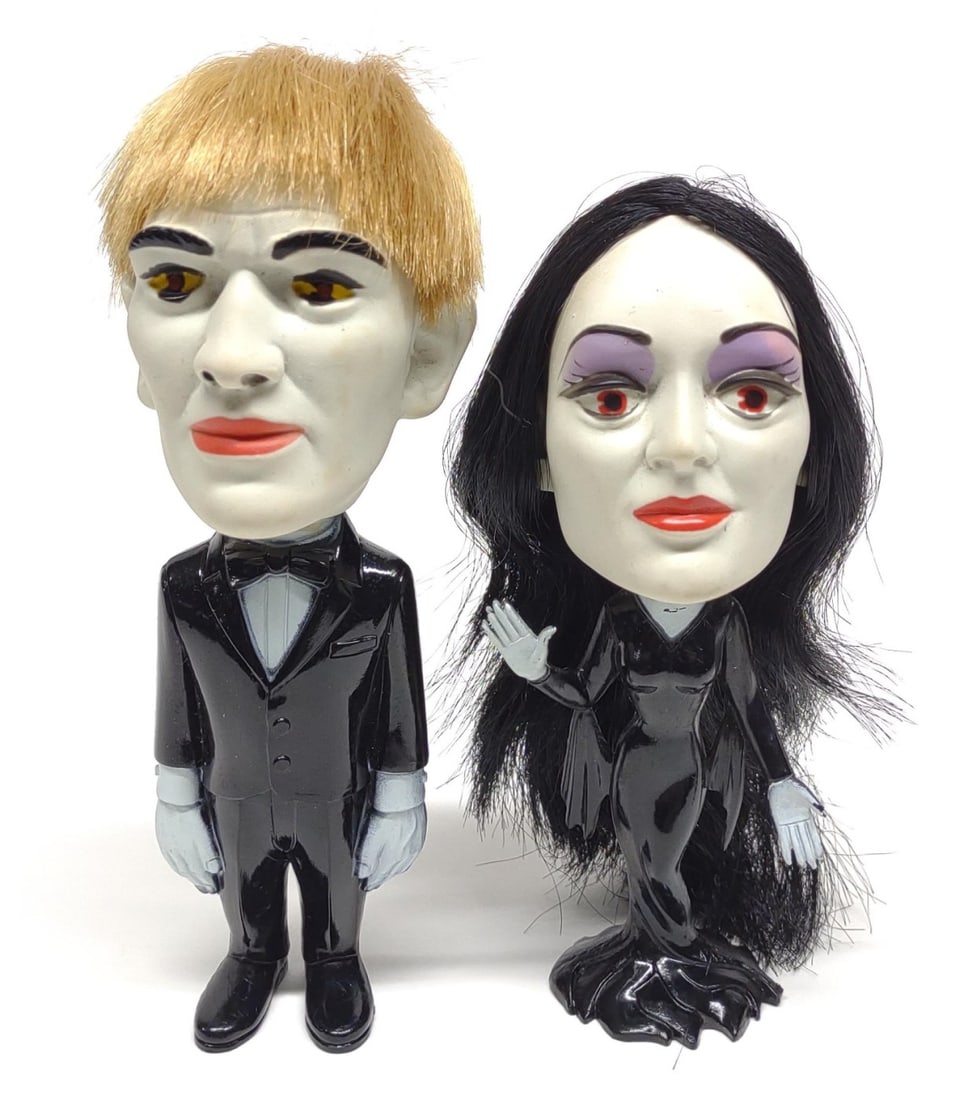 1964 Remco Addams Family Uncle Fester & Morticia