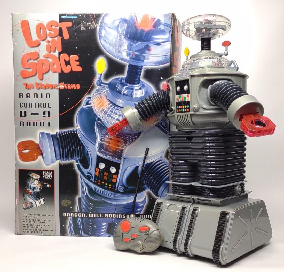 2' Tall Lost In Space B 9 Robot In Box (works)