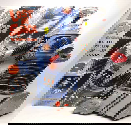 2' Tall Lost In Space B Robot In Box (works)