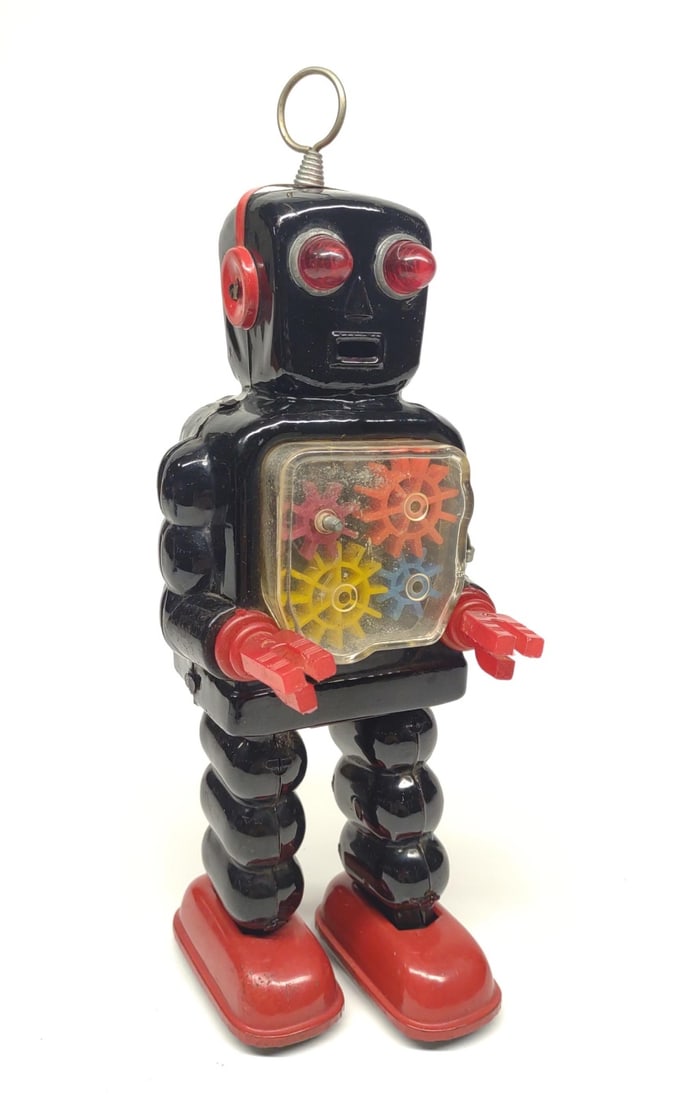 KO Japan Wind-up High Wheel Robot Toy (1 of 9)