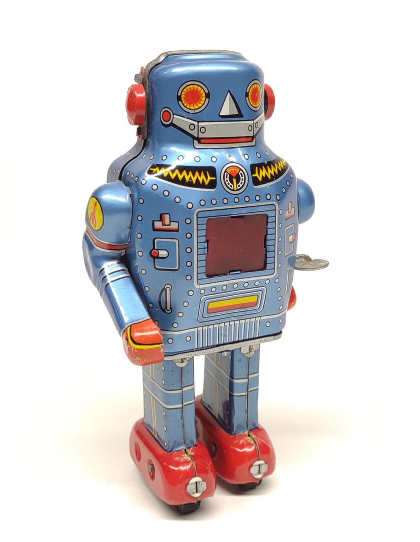 Japan Wind-up Independent Leg Sparky Robot (SY) (1 of 8)