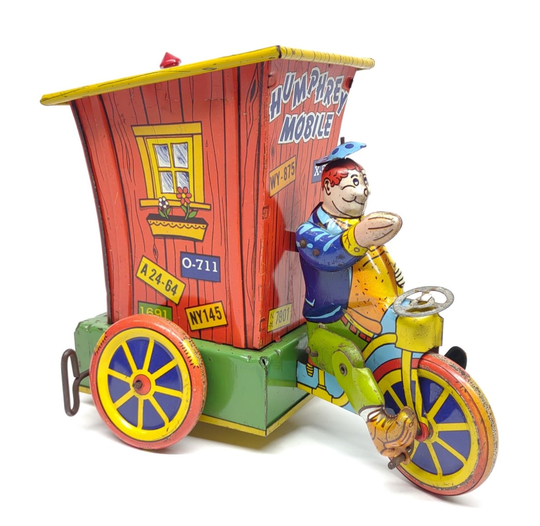 Wyandotte Wind-up Humphrey Mobile Tin Toy (1 of 10)