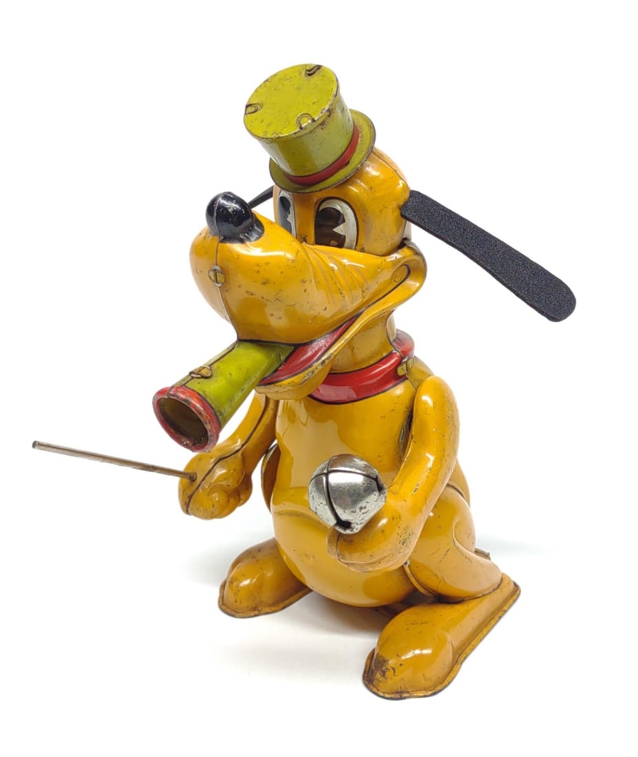 Linemar Pluto the Drum Major Wind-up Tin Toy (1 of 10)