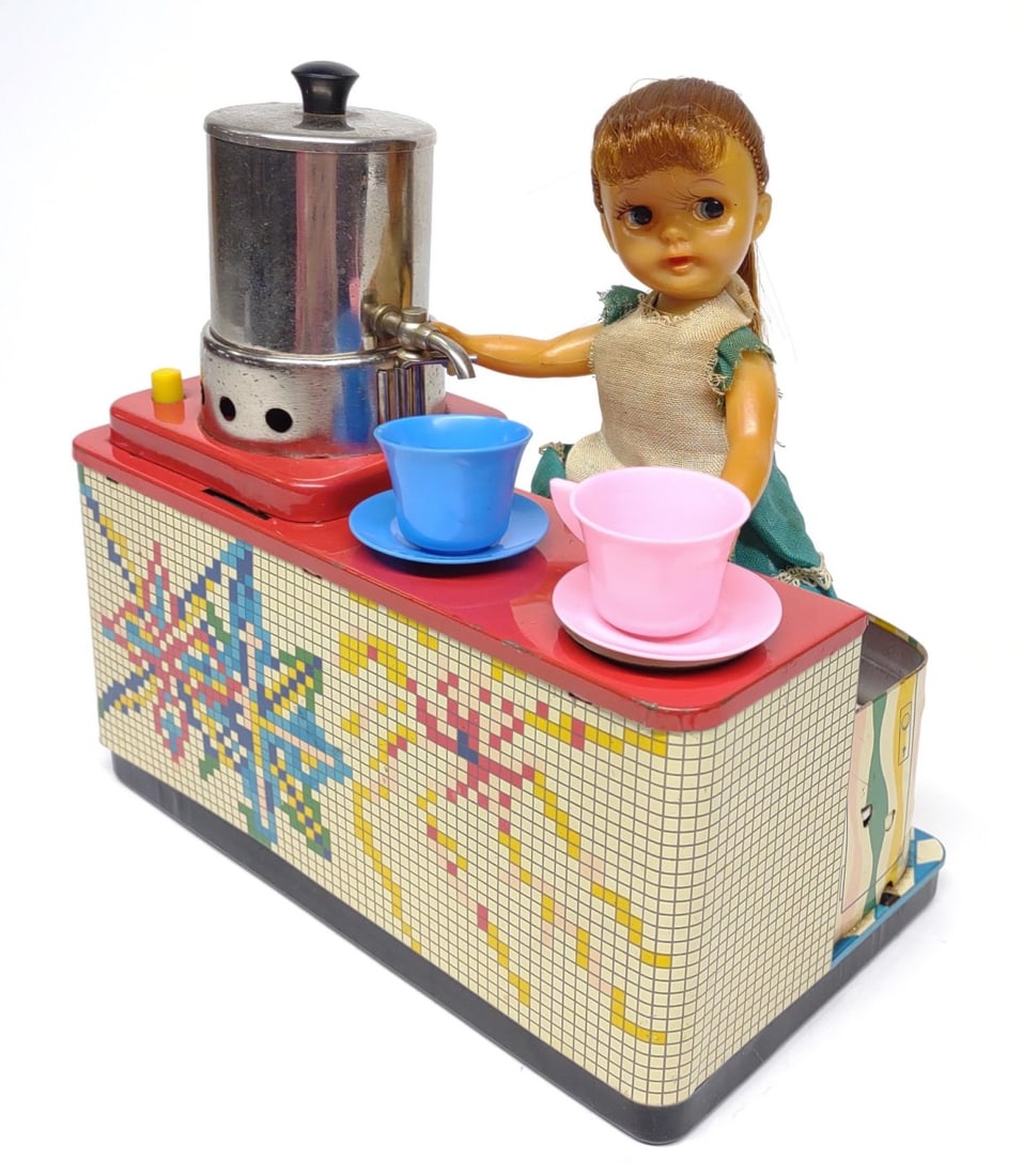 Japan Luncheonette Bank Battery Op Toy (Works) (1 of 7)