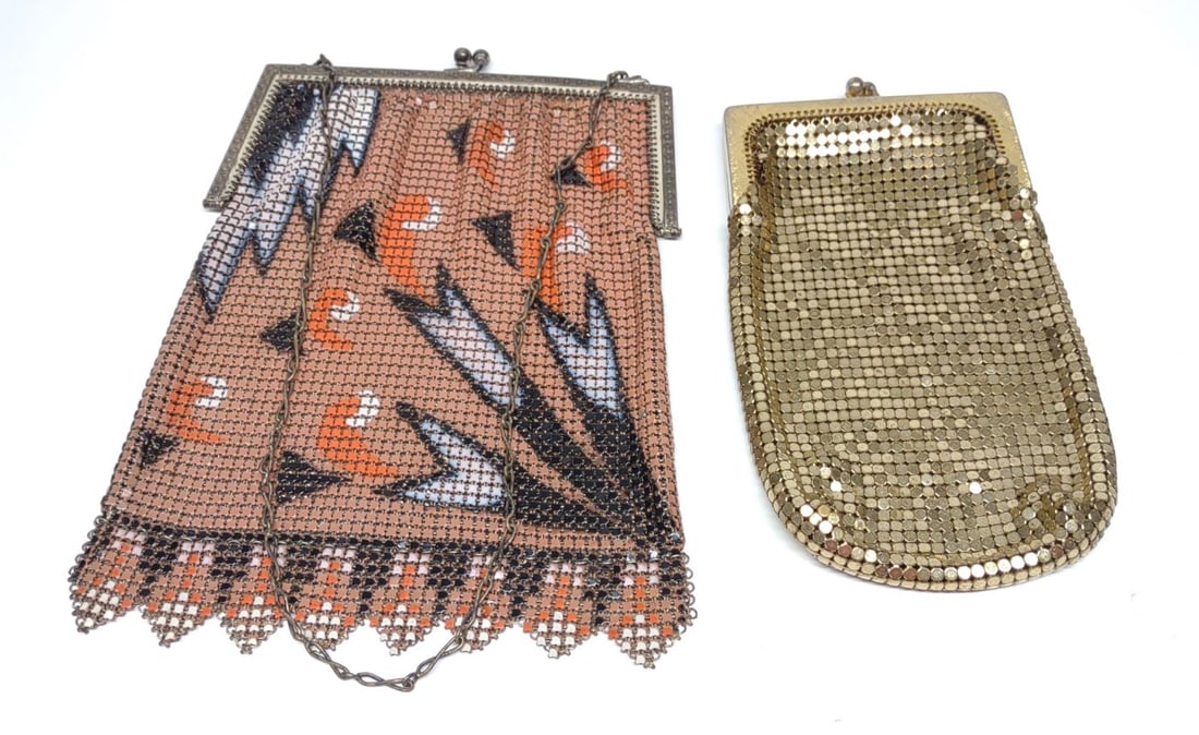 2 Whiting & Davis Mesh Flapper Purses / Bags (1 of 6)