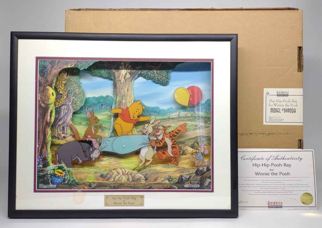 Winnie the Pooh Animated Animations Cel (Works) (1 of 12)