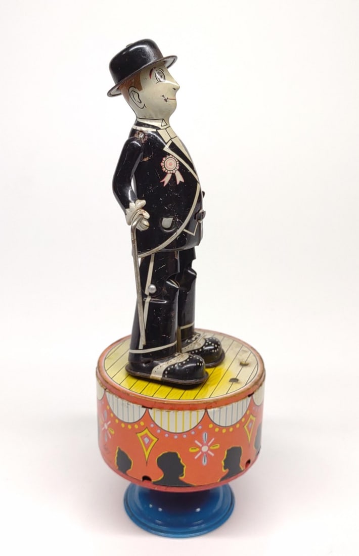 Japan Wind-up Dancing Sam Tin Toy (S&E) (1 of 7)