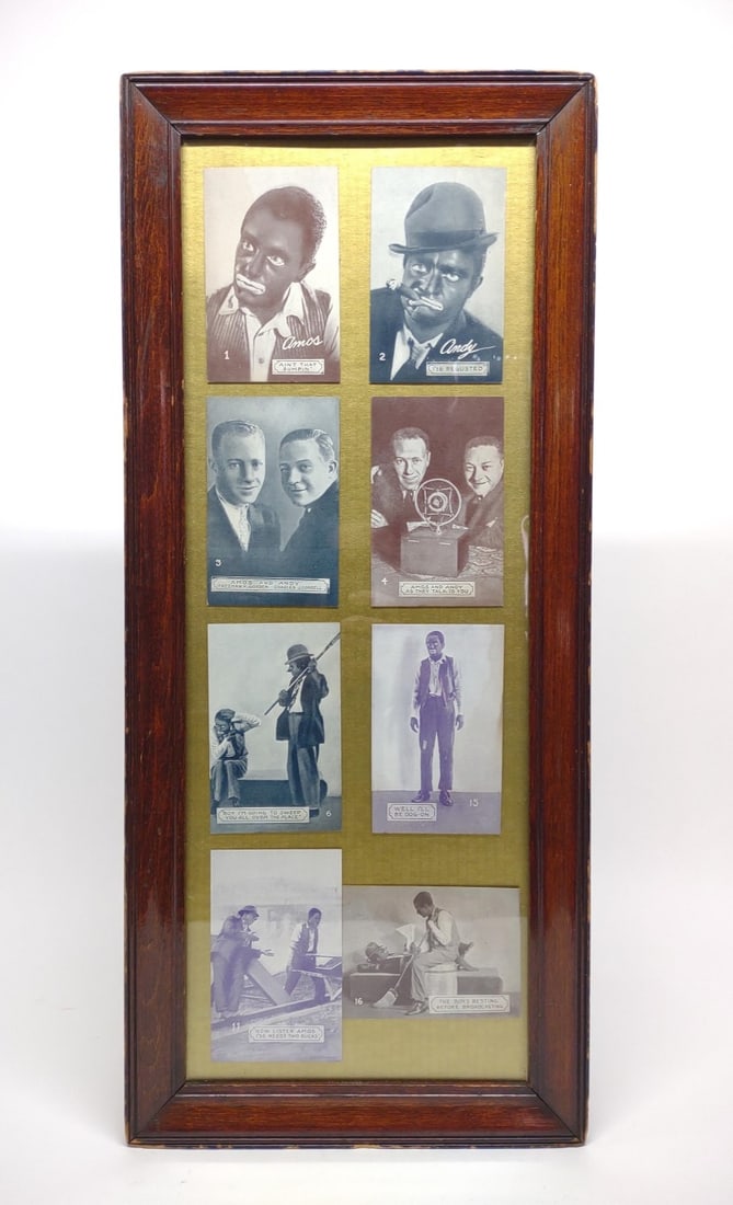 Amos & Andy Exhibit Arcade Cards in Frame (1 of 7)