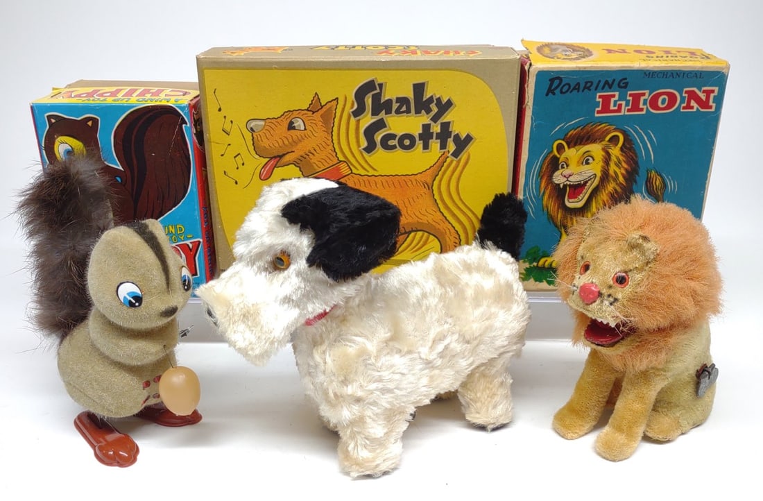 3 Japan Alps Wind-up Toys w/ Boxes (1 of 8)