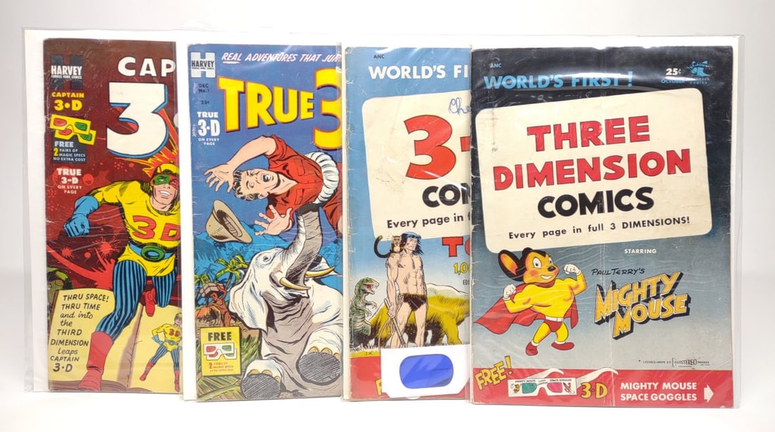 4 Golden Age 3-D Comic Books (1953) (1 of 6)