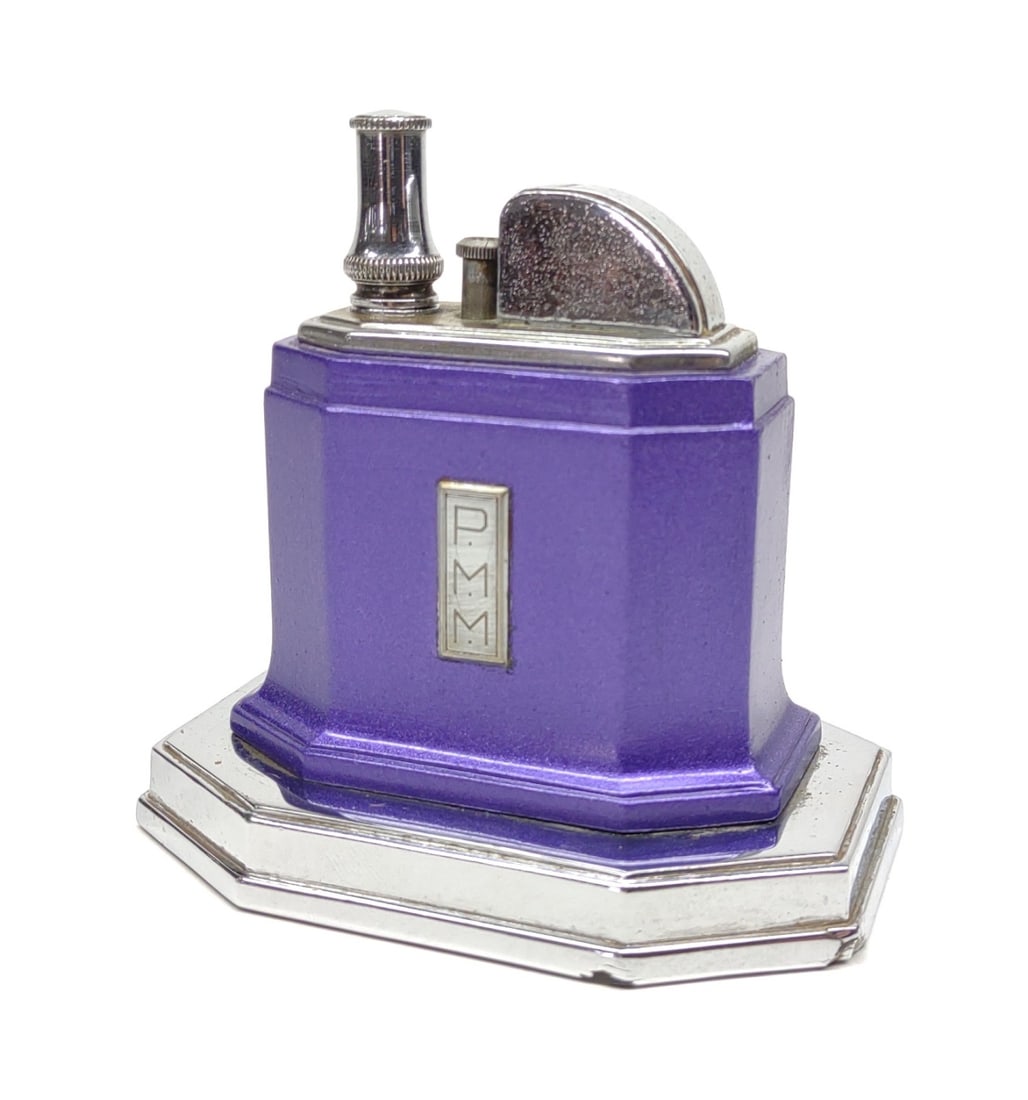 Ronson Touch Tip Octette Table Lighter (Purple) (1 of 7)