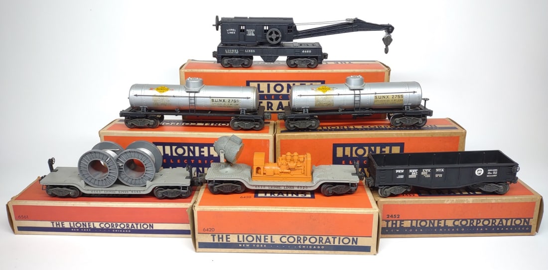 6 Lionel Post-War Trains w/ Boxes (1 of 13)
