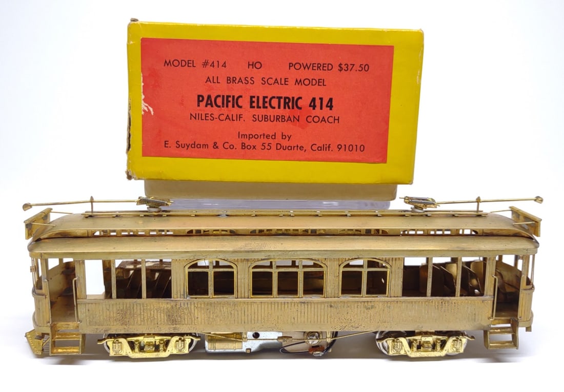 Suydam Brass Train #414 Pacific Electric w/ Box (1 of 9)
